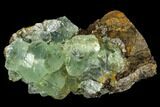 Cubic, Green Fluorite (Dodecahedral Edges) - China #114021-2